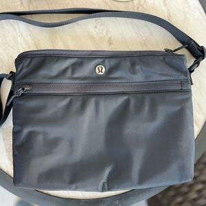 lululemon athletica Charcoal Messenger Bag